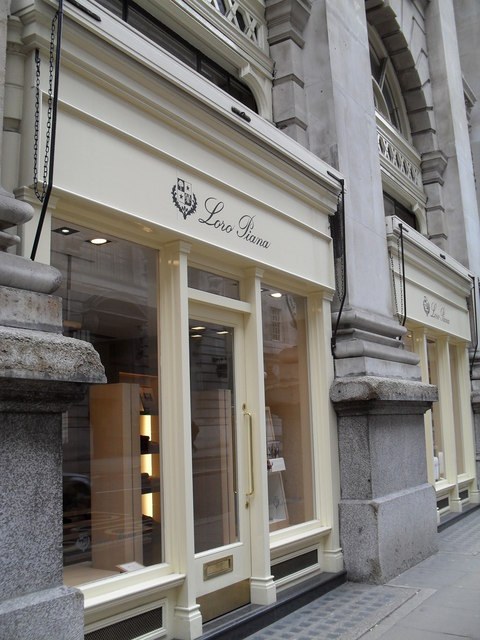 Loro Piana shop, Cornhill, London