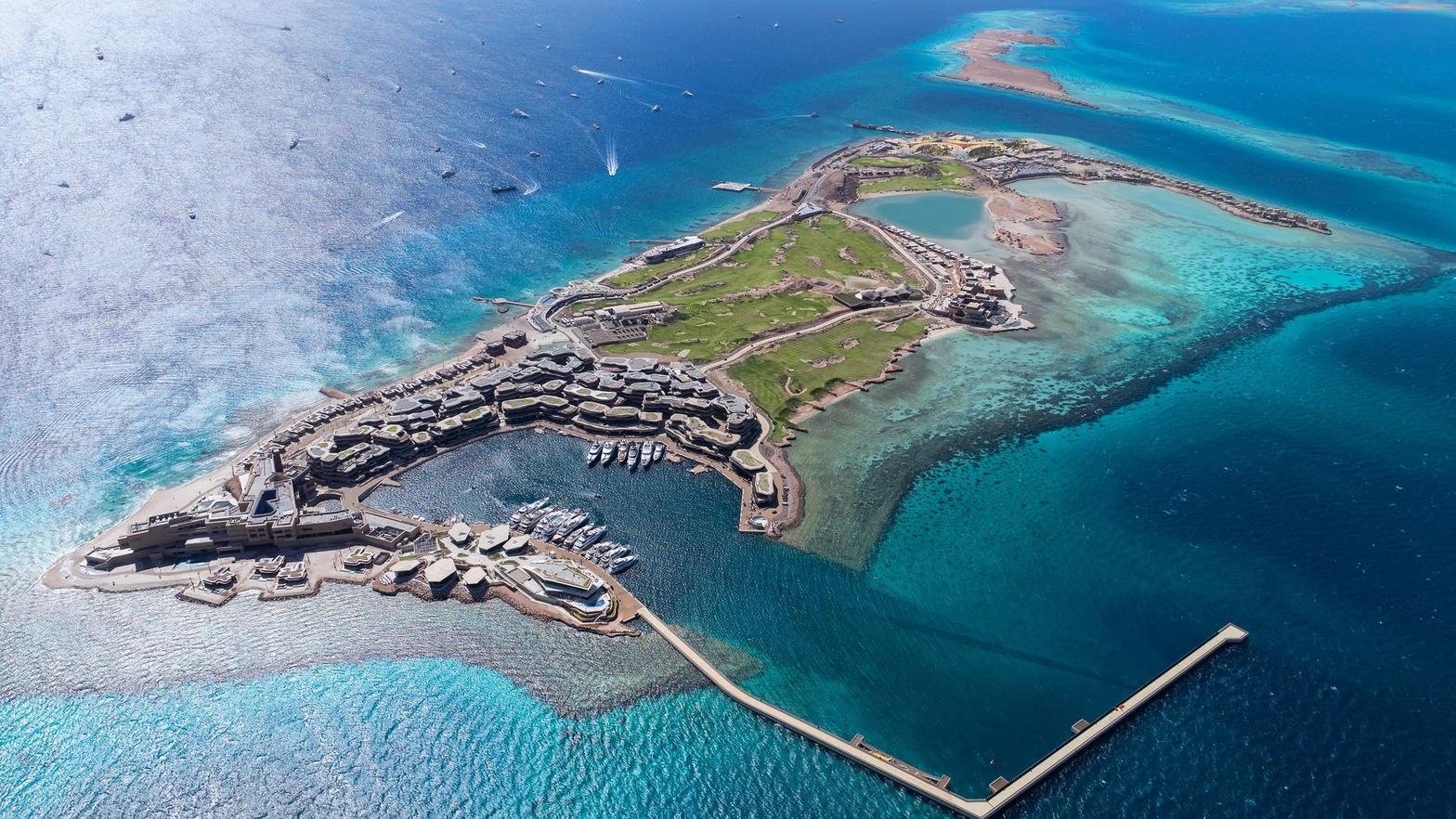 Sindalah — first completed NEOM region in the Red Sea, marina and golf